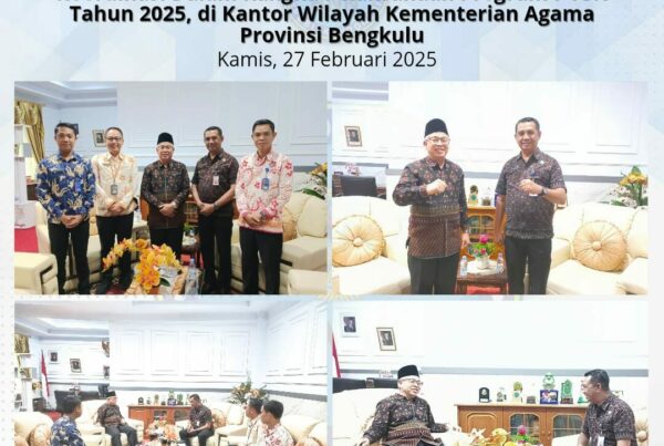 Koordinasi Dalam Rangka Pelaksanaan Program P4GN Tahun 2025, di Kantor Wilayah Kementerian Agama Provinsi Bengkulu