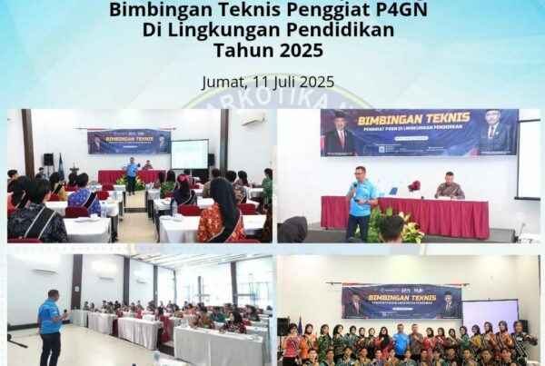 Informasi dan Edukasi P4GN Pada kegiatan Bimbingan Teknis Penggiat P4GN Di Lingkungan Pendidikan Informasi dan Edukasi P4GN Pada kegiatan Bimbingan Teknis Penggiat P4GN Di Lingkungan Pendidikan