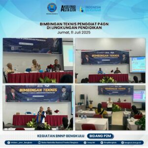 Bimbingan Teknis Penggiat P4GN Di Lingkungan Pendidikan Tahun 2025